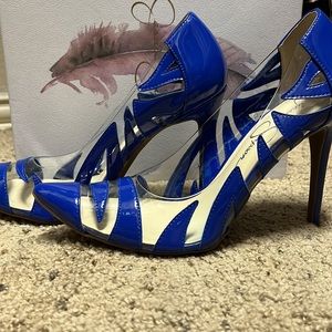 Jessica Simpson Royal Blue heels. Size 9